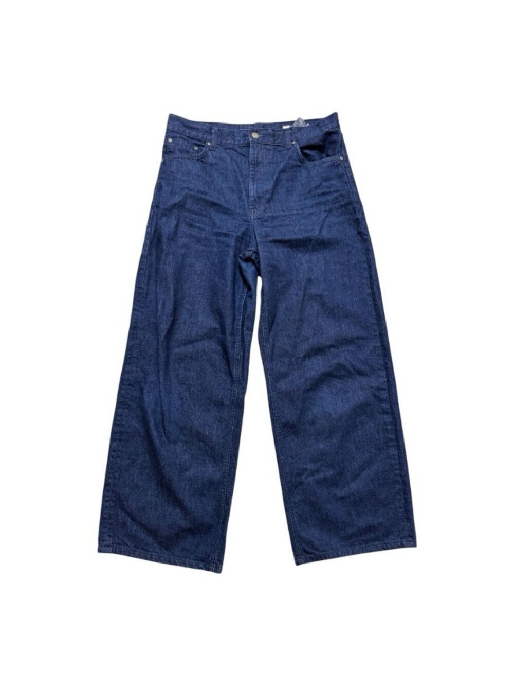 Zara Wide Leg Jeans Womens US 8 Dark Wash High Rise Wide Leg Denim